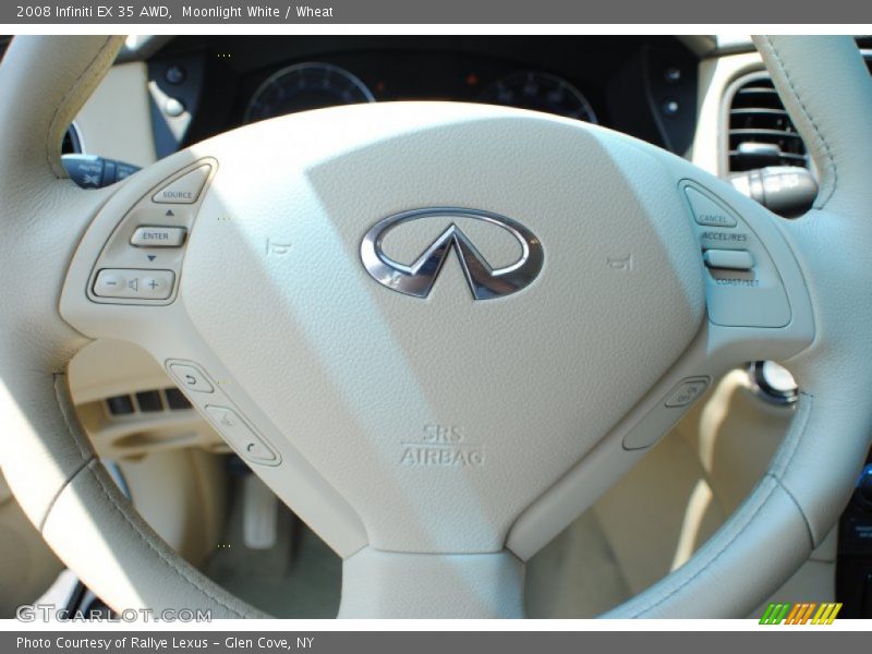 Moonlight White / Wheat 2008 Infiniti EX 35 AWD