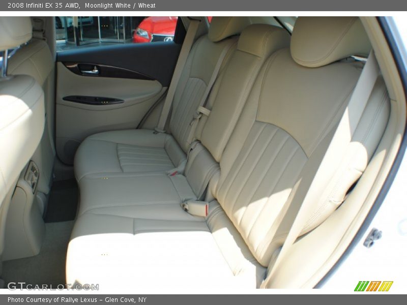 Rear Seat of 2008 EX 35 AWD