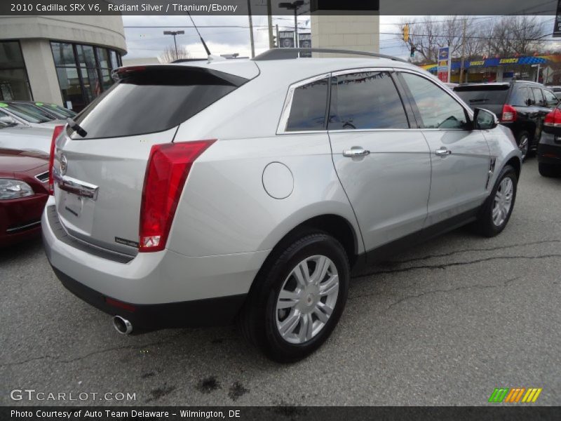 Radiant Silver / Titanium/Ebony 2010 Cadillac SRX V6