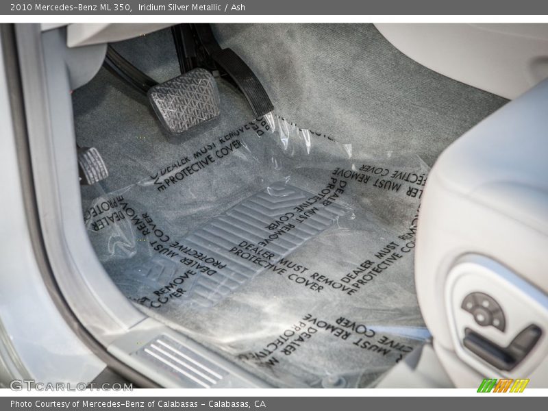Iridium Silver Metallic / Ash 2010 Mercedes-Benz ML 350