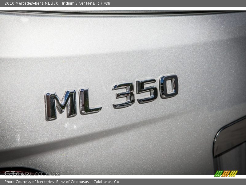 Iridium Silver Metallic / Ash 2010 Mercedes-Benz ML 350