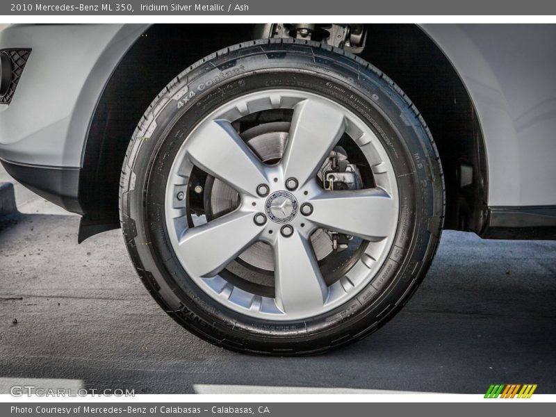 Iridium Silver Metallic / Ash 2010 Mercedes-Benz ML 350