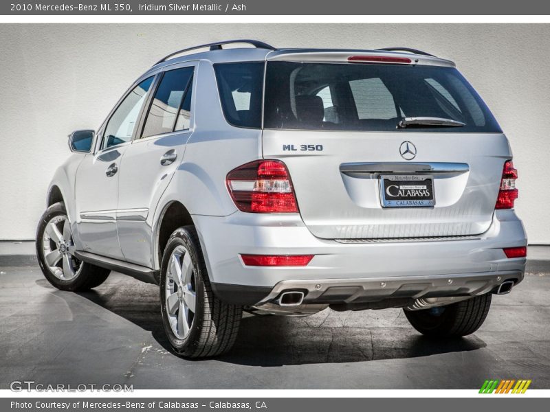 Iridium Silver Metallic / Ash 2010 Mercedes-Benz ML 350