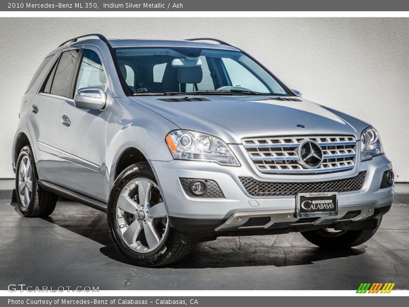 Iridium Silver Metallic / Ash 2010 Mercedes-Benz ML 350