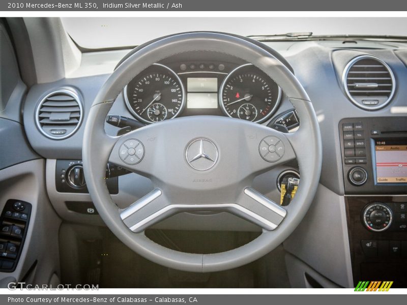Iridium Silver Metallic / Ash 2010 Mercedes-Benz ML 350