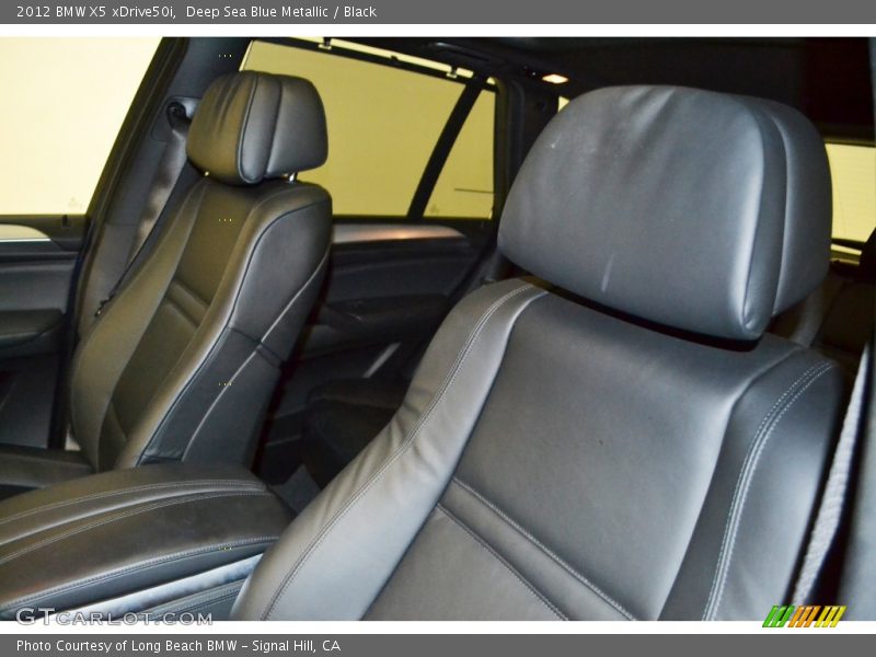 Deep Sea Blue Metallic / Black 2012 BMW X5 xDrive50i