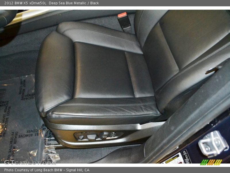 Deep Sea Blue Metallic / Black 2012 BMW X5 xDrive50i
