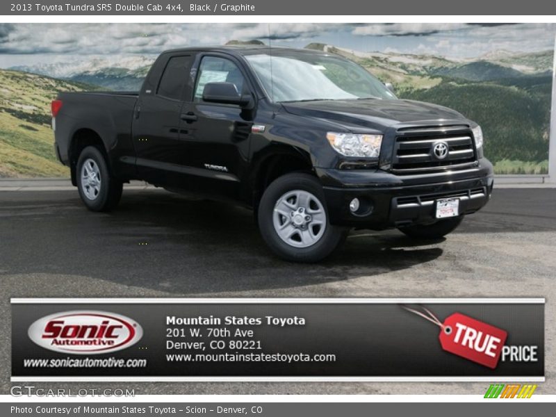 Black / Graphite 2013 Toyota Tundra SR5 Double Cab 4x4
