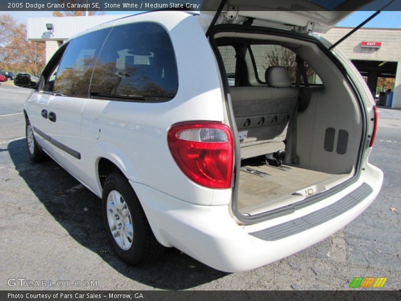 Stone White / Medium Slate Gray 2005 Dodge Grand Caravan SE