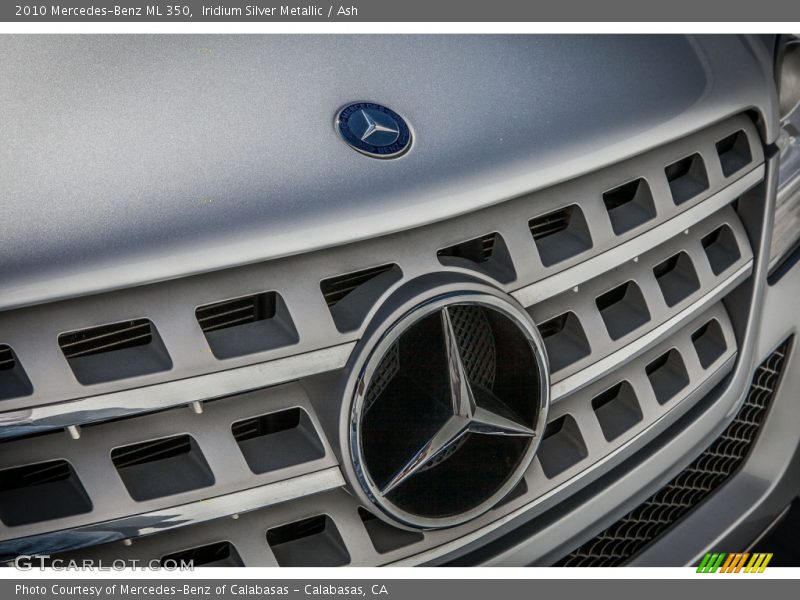 Iridium Silver Metallic / Ash 2010 Mercedes-Benz ML 350