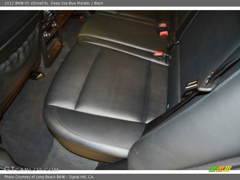 Deep Sea Blue Metallic / Black 2012 BMW X5 xDrive50i
