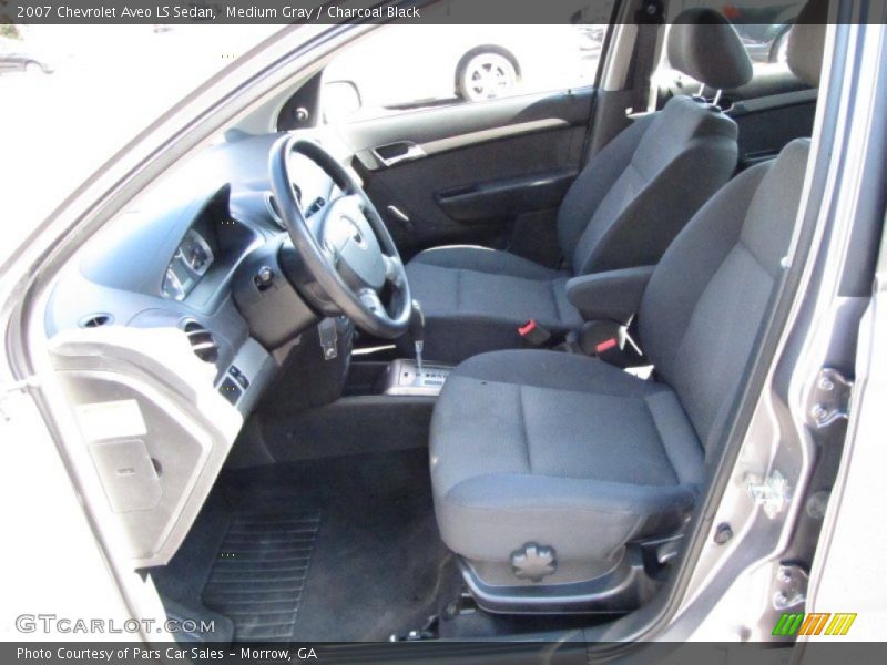 Medium Gray / Charcoal Black 2007 Chevrolet Aveo LS Sedan
