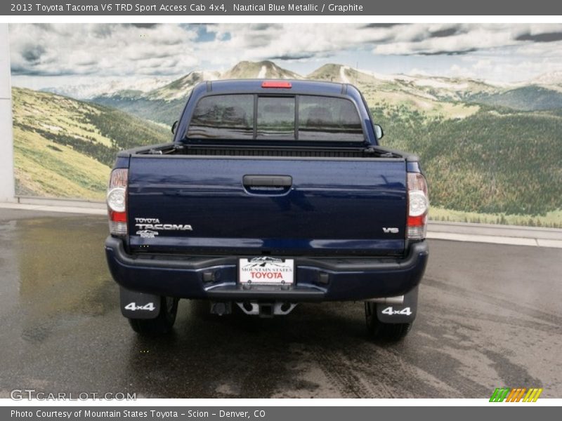 Nautical Blue Metallic / Graphite 2013 Toyota Tacoma V6 TRD Sport Access Cab 4x4