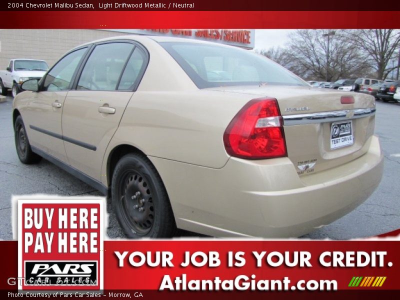 Light Driftwood Metallic / Neutral 2004 Chevrolet Malibu Sedan