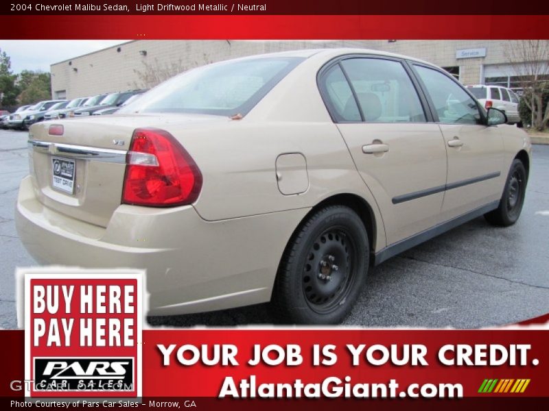 Light Driftwood Metallic / Neutral 2004 Chevrolet Malibu Sedan