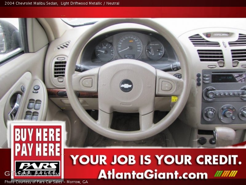 Light Driftwood Metallic / Neutral 2004 Chevrolet Malibu Sedan