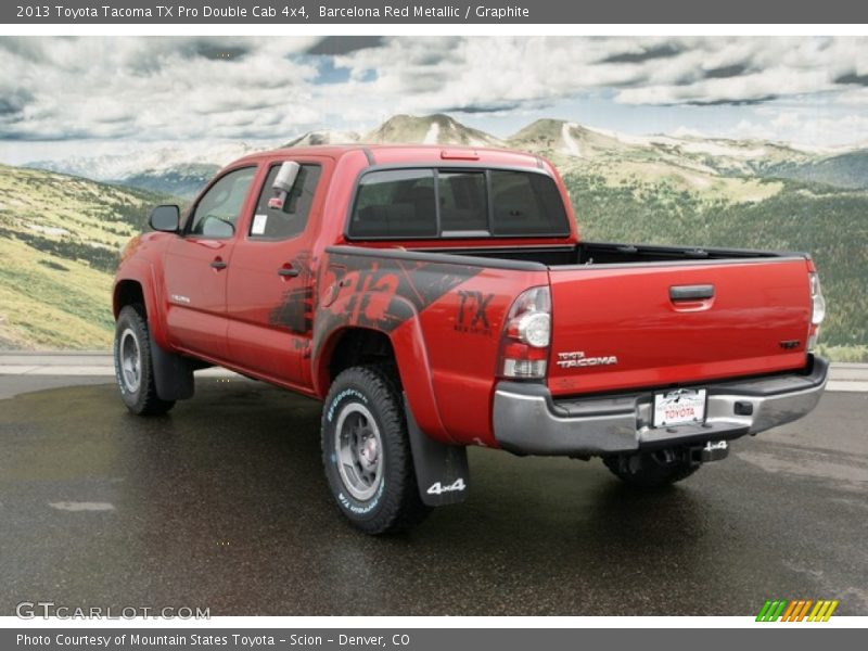 Barcelona Red Metallic / Graphite 2013 Toyota Tacoma TX Pro Double Cab 4x4