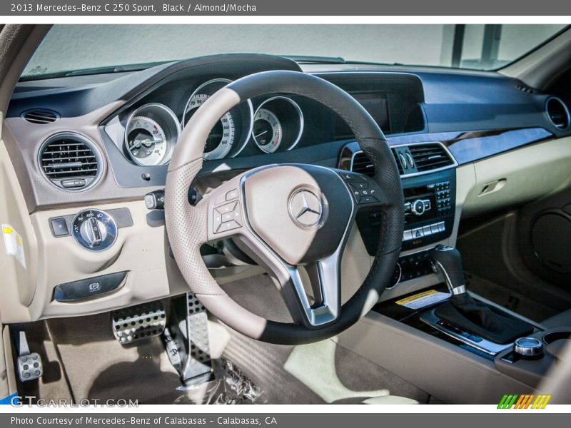 Black / Almond/Mocha 2013 Mercedes-Benz C 250 Sport