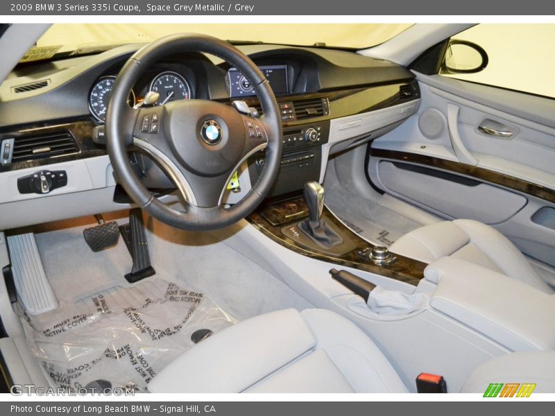 Grey Interior - 2009 3 Series 335i Coupe 