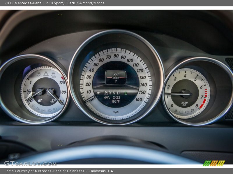 Black / Almond/Mocha 2013 Mercedes-Benz C 250 Sport