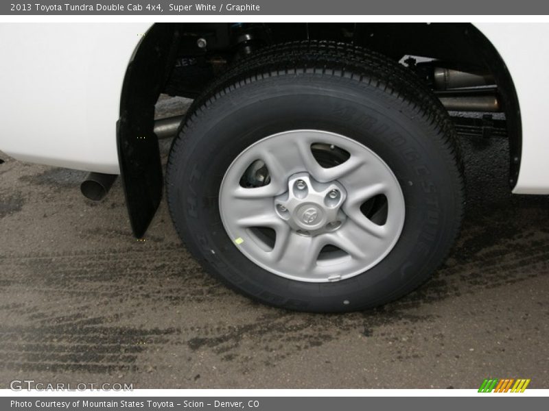 Super White / Graphite 2013 Toyota Tundra Double Cab 4x4