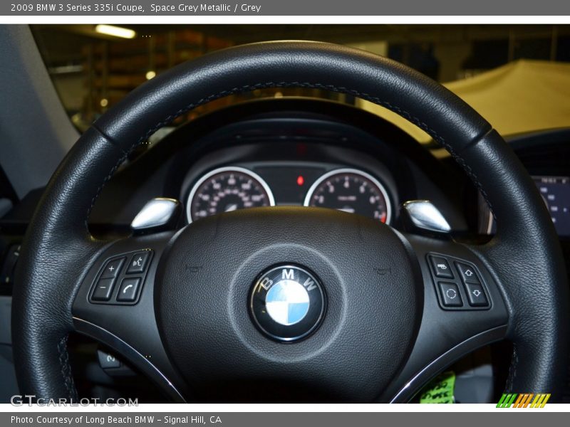 Space Grey Metallic / Grey 2009 BMW 3 Series 335i Coupe