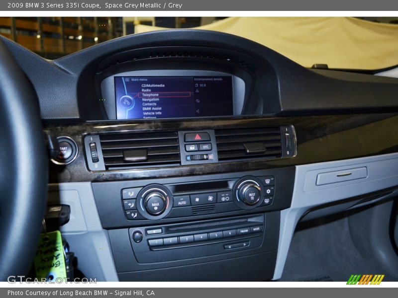 Space Grey Metallic / Grey 2009 BMW 3 Series 335i Coupe