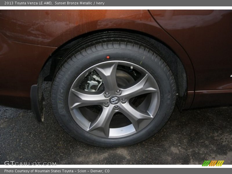  2013 Venza LE AWD Wheel