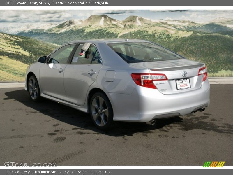 Classic Silver Metallic / Black/Ash 2013 Toyota Camry SE V6