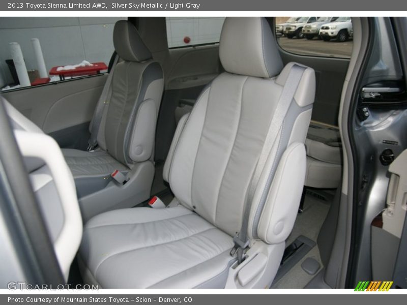 Silver Sky Metallic / Light Gray 2013 Toyota Sienna Limited AWD