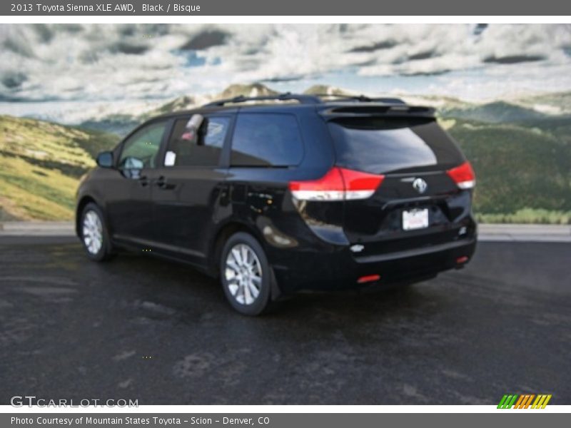 Black / Bisque 2013 Toyota Sienna XLE AWD
