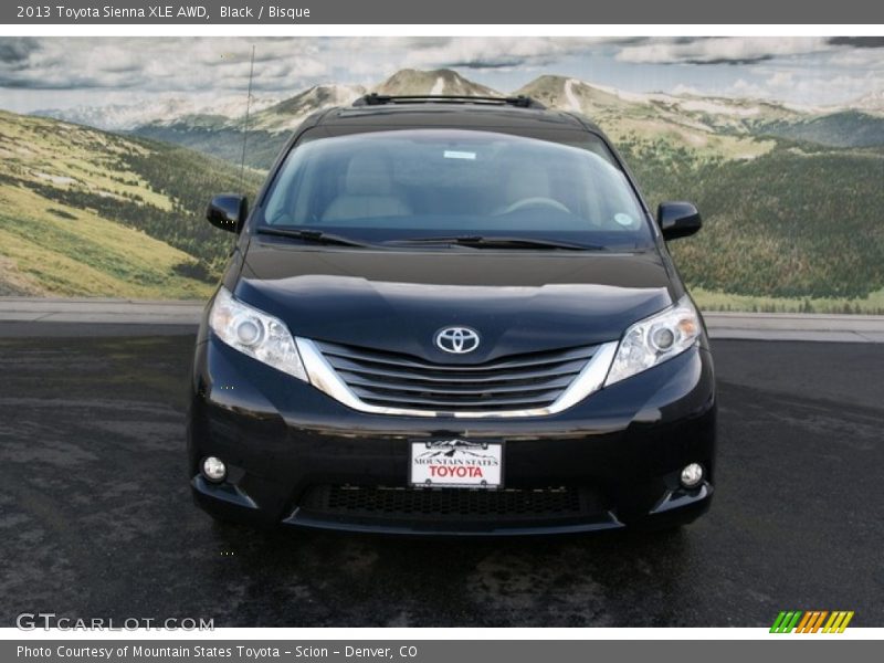 Black / Bisque 2013 Toyota Sienna XLE AWD