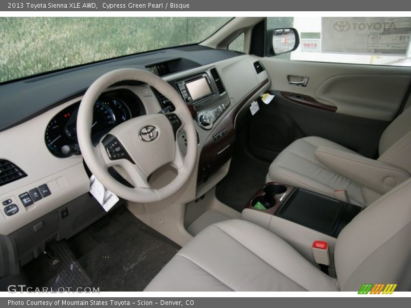 Bisque Interior - 2013 Sienna XLE AWD 