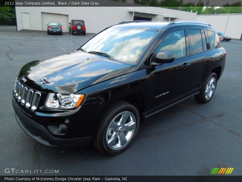 Black / Dark Slate Gray 2012 Jeep Compass Limited