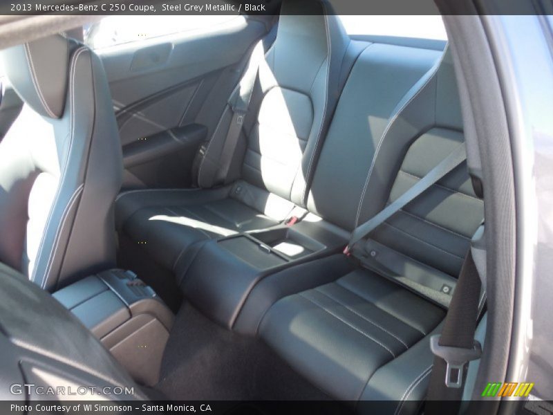 Steel Grey Metallic / Black 2013 Mercedes-Benz C 250 Coupe