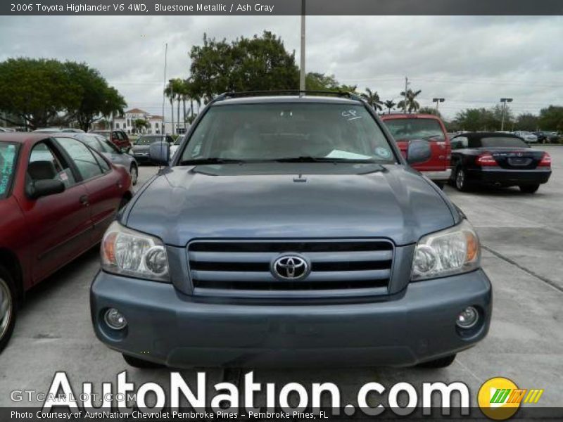 Bluestone Metallic / Ash Gray 2006 Toyota Highlander V6 4WD