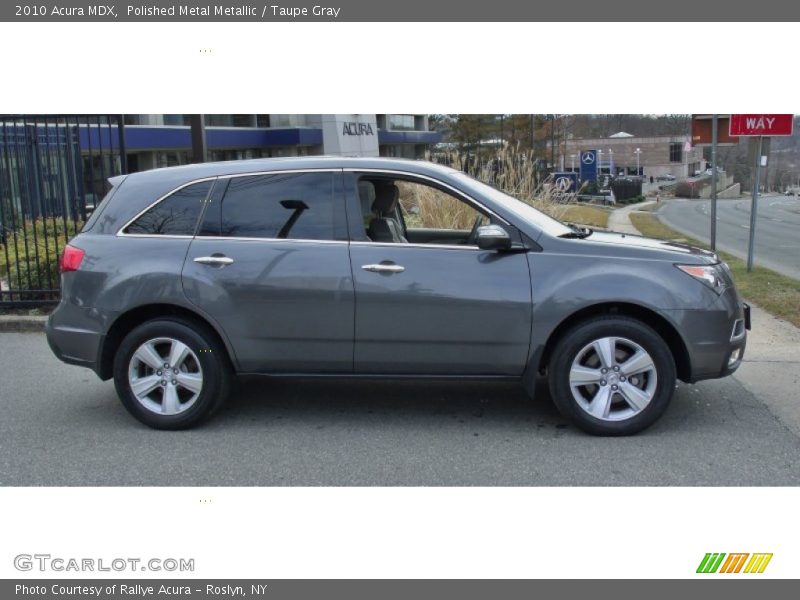 Polished Metal Metallic / Taupe Gray 2010 Acura MDX