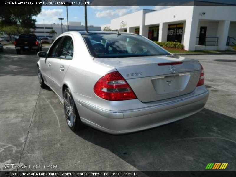 Black / Black 2004 Mercedes-Benz E 500 Sedan