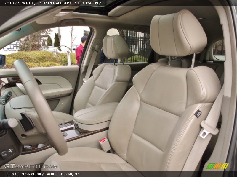 Front Seat of 2010 MDX 