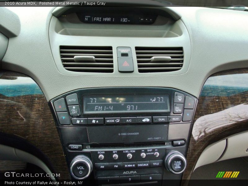 Controls of 2010 MDX 
