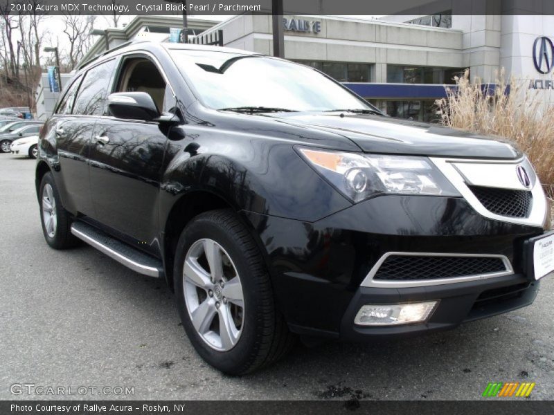 Crystal Black Pearl / Parchment 2010 Acura MDX Technology
