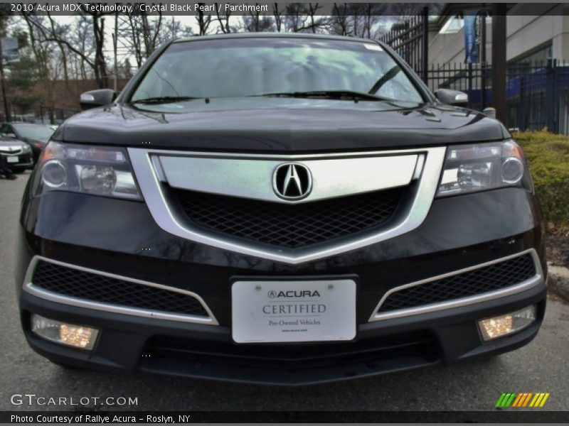 Crystal Black Pearl / Parchment 2010 Acura MDX Technology