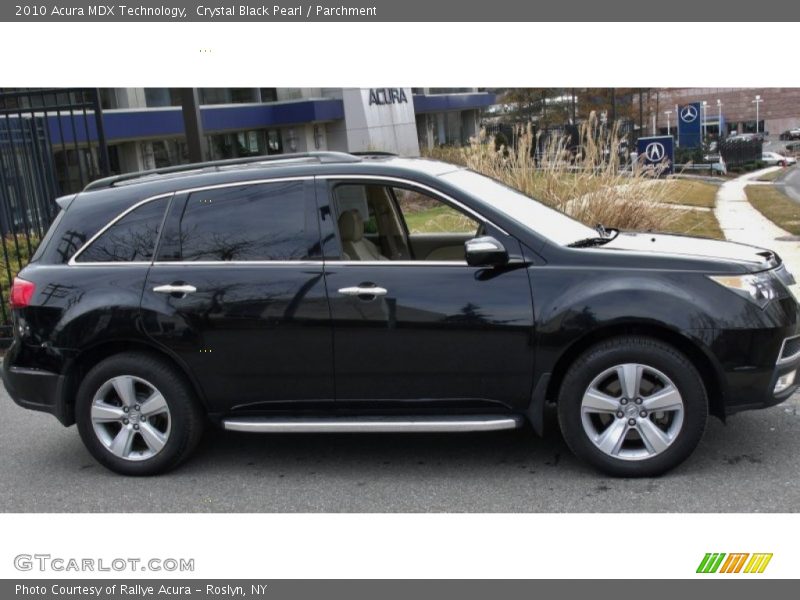 Crystal Black Pearl / Parchment 2010 Acura MDX Technology