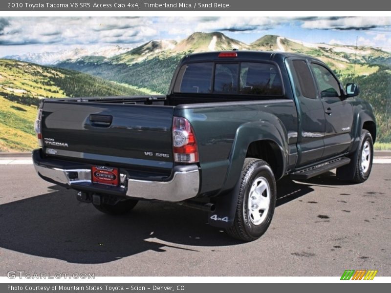 Timberland Mica / Sand Beige 2010 Toyota Tacoma V6 SR5 Access Cab 4x4