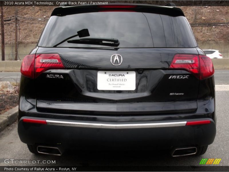 Crystal Black Pearl / Parchment 2010 Acura MDX Technology