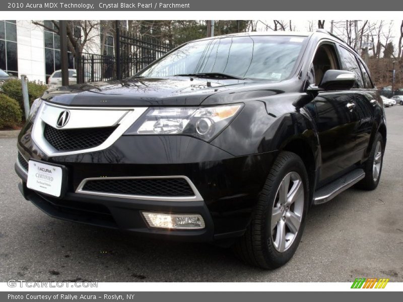 Crystal Black Pearl / Parchment 2010 Acura MDX Technology