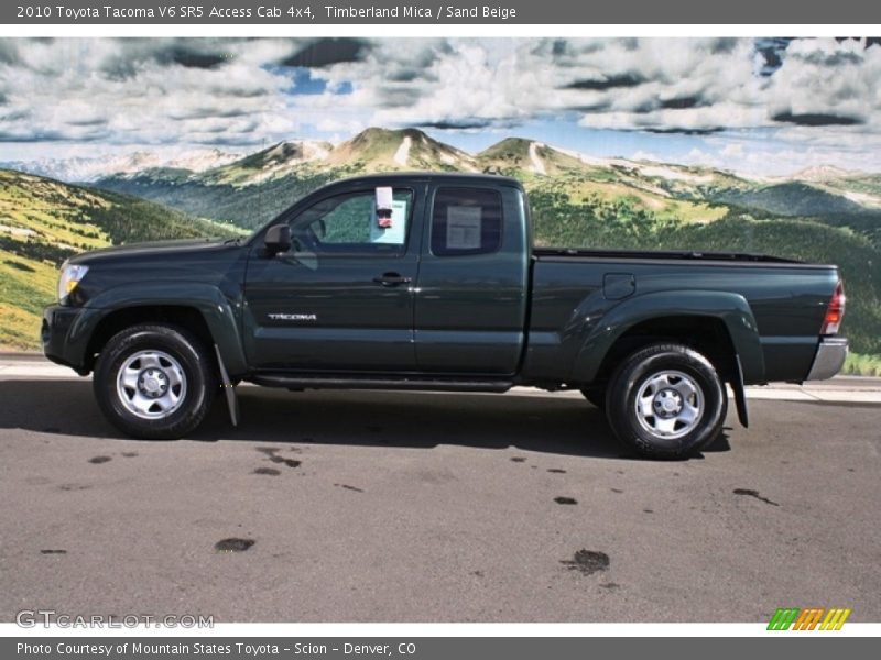 Timberland Mica / Sand Beige 2010 Toyota Tacoma V6 SR5 Access Cab 4x4