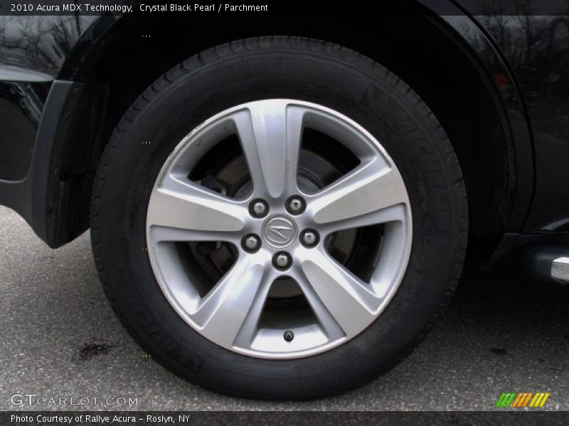 Crystal Black Pearl / Parchment 2010 Acura MDX Technology