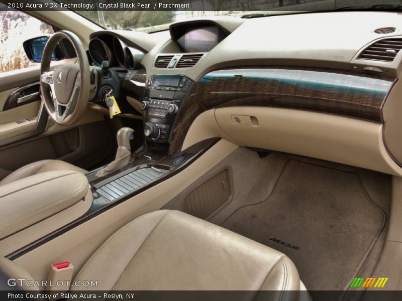 Crystal Black Pearl / Parchment 2010 Acura MDX Technology