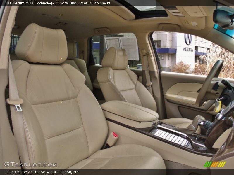 Crystal Black Pearl / Parchment 2010 Acura MDX Technology